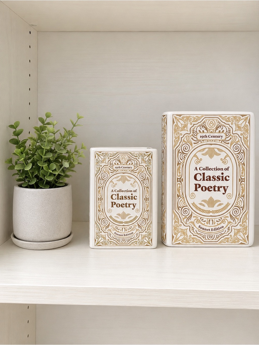 Kirkton House A Collection Of Poetry Book Club Vase & Candle Set